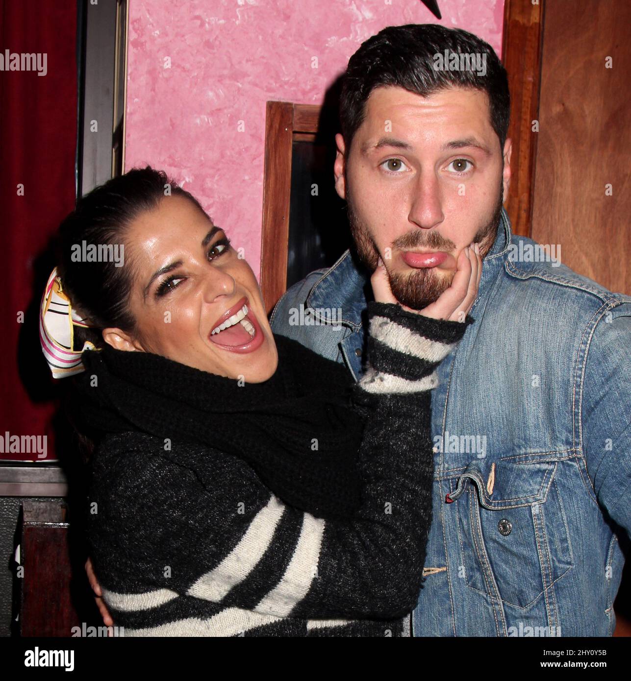 Kelly Monaco and Val Chmerkovskiy attending Govenor's at The Brokerage