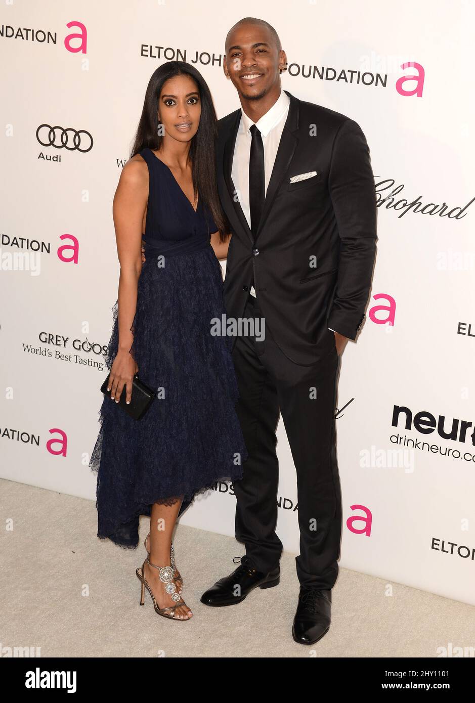 Mehcad Brooks attending the Elton John AIDS Foundation Academy Awards Viewing Party 2013 held at West Hollywood Park in Los Angeles, USA. Stock Photo