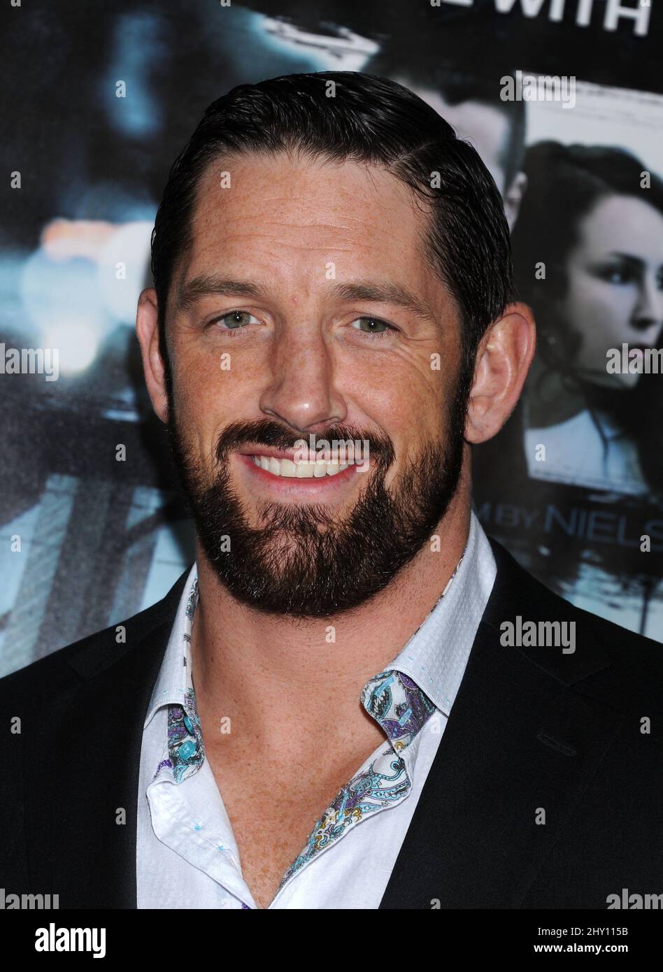Wade Barrett attending the “Dead Man Down” World Premiere held at the