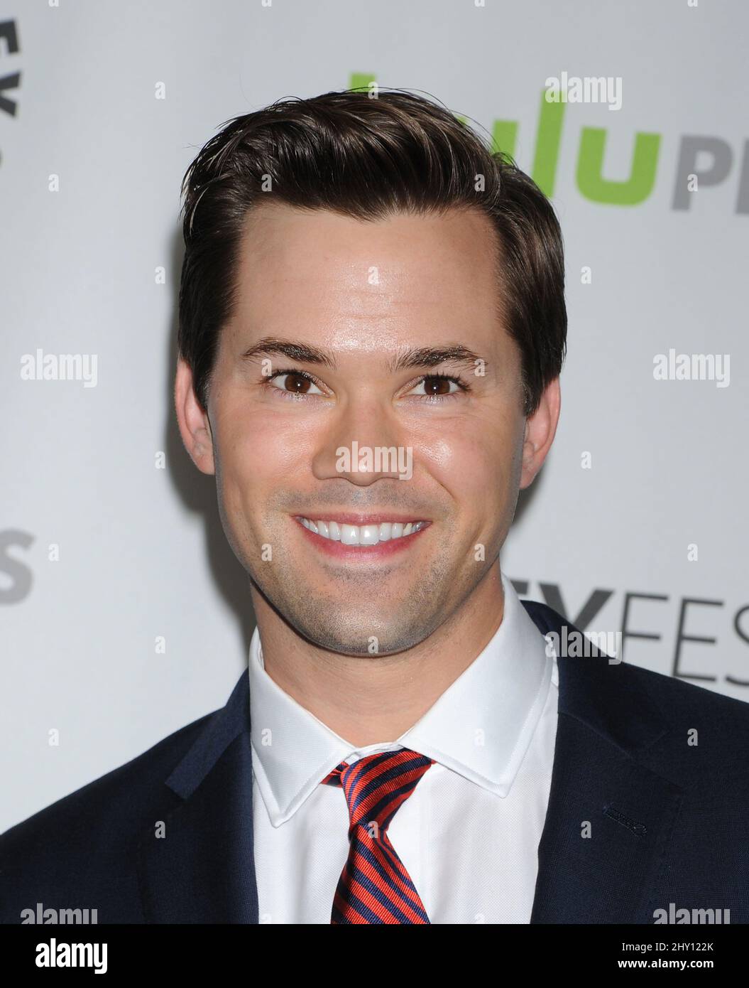 Andrew Rannells attending a photocall for "The New Normal" held at The