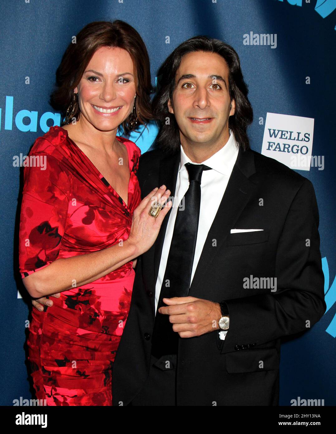Countess LuAnn de Lesseps and Jacques Azoulay attending the 24th GLAAD
