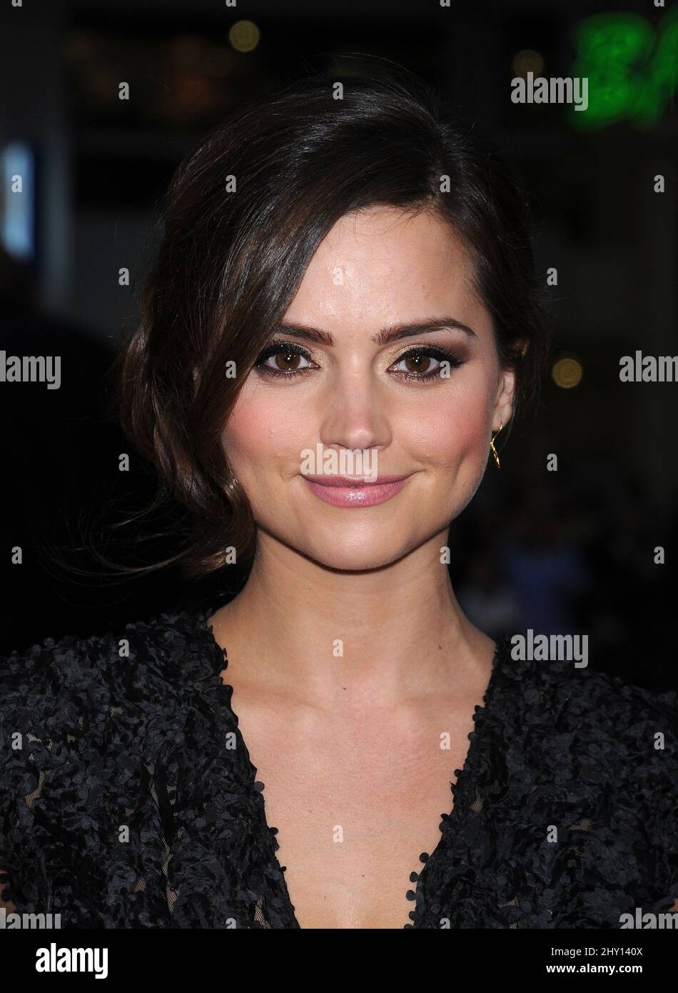 Jenna-Louise Coleman attending the season 3 premiere of the show 'Game Of Thrones' in Hollywood, California. Stock Photo