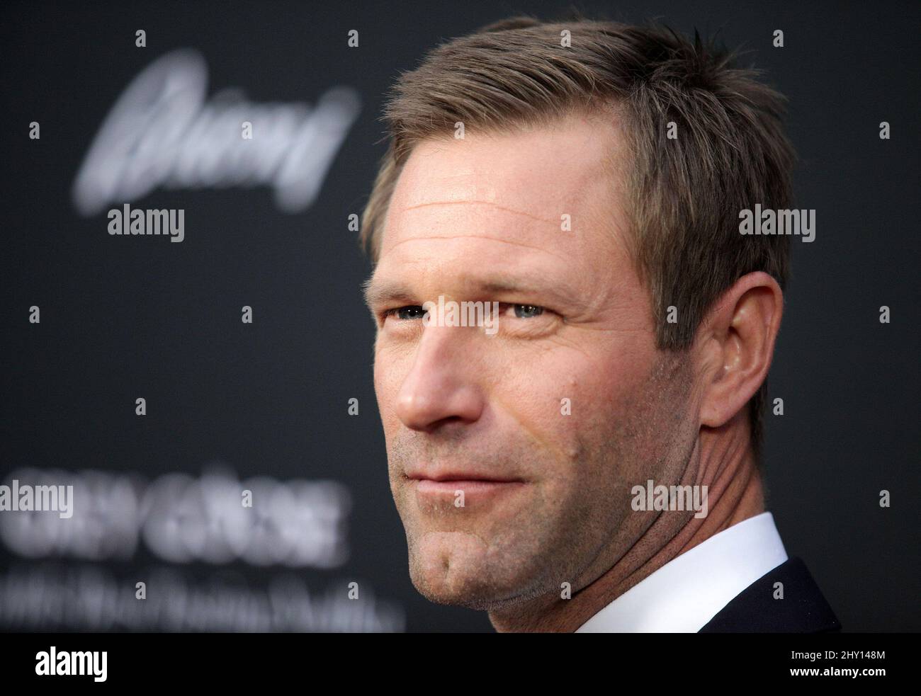 Aaron Eckhart attending the premiere of "Olympus Has Fallen" in Los
