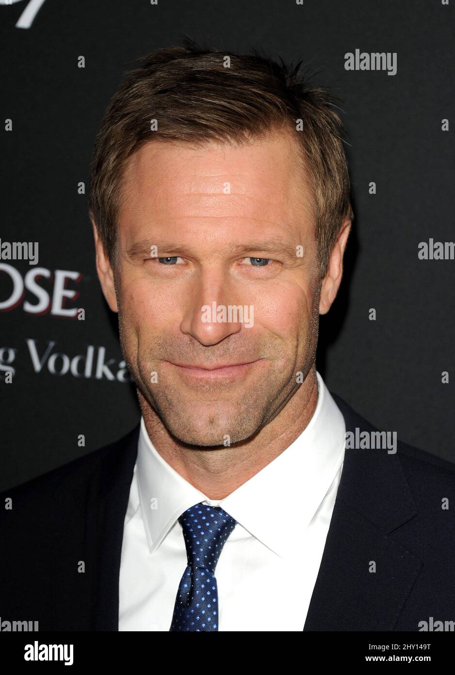 Aaron Eckhart attending the premiere of "Olympus Has Fallen" in Los