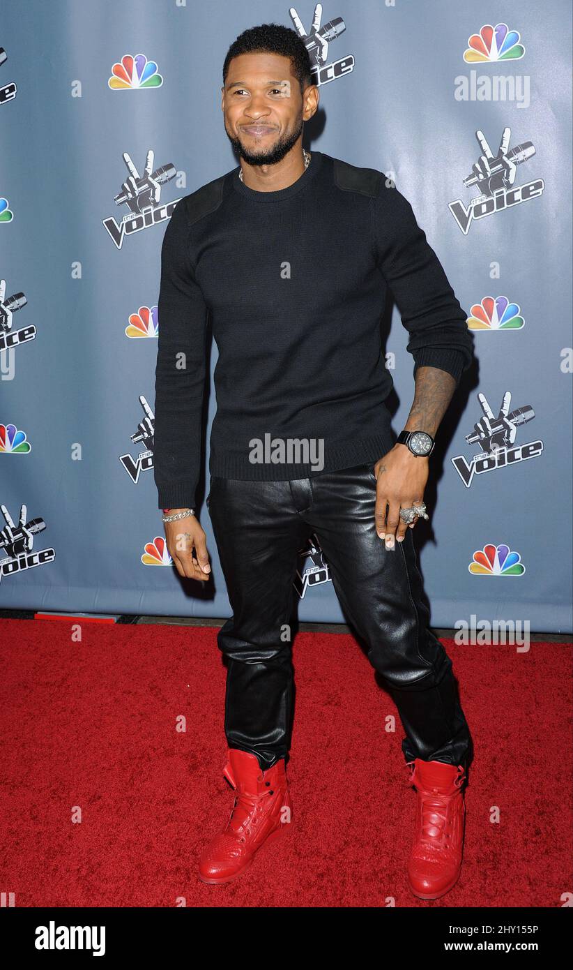 Usher attending "The Voice" Season 4 Premiere held at the TCL Chinese