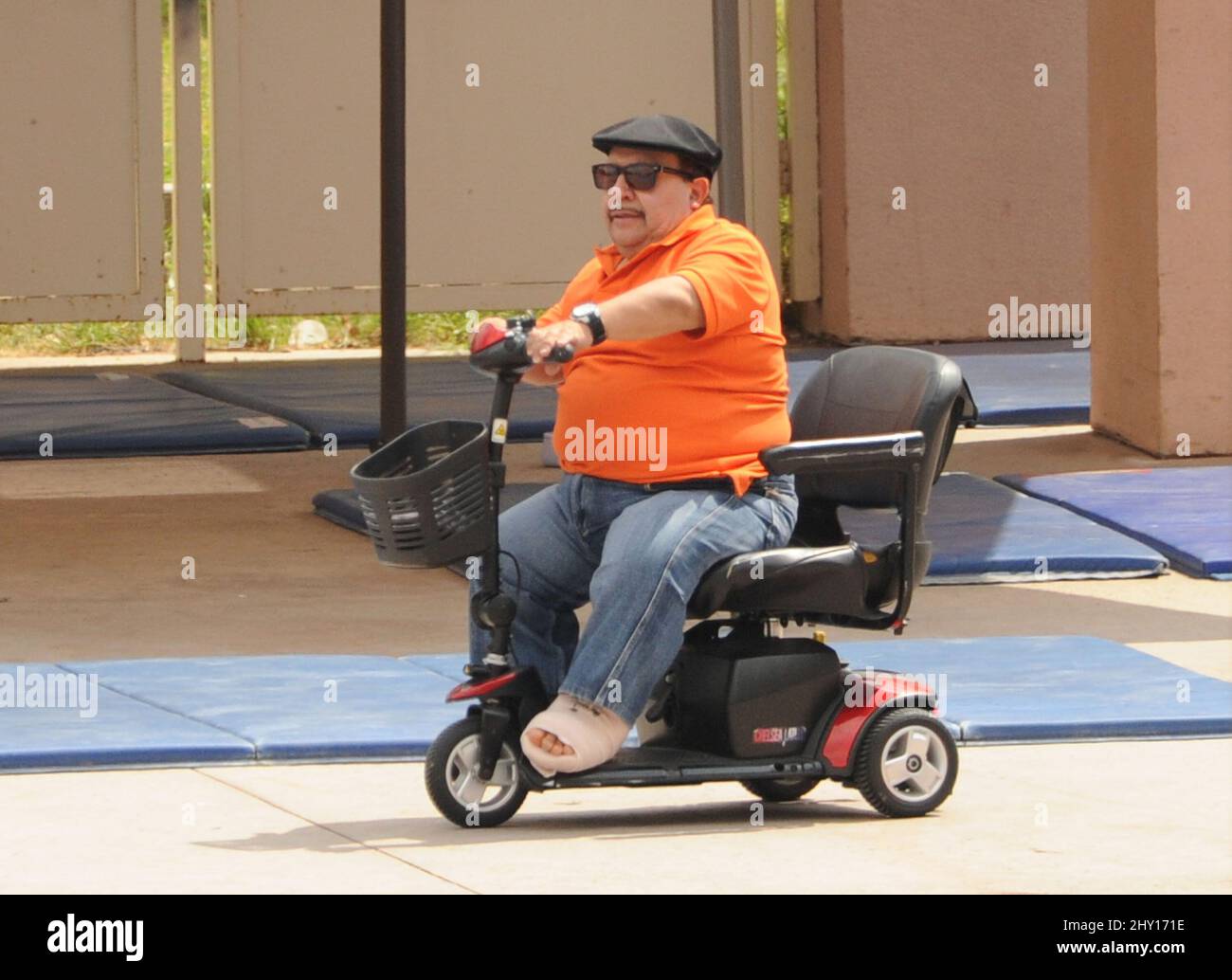 Chuy Bravo seen on the set of “Celebrity Splash” in Los Angeles
