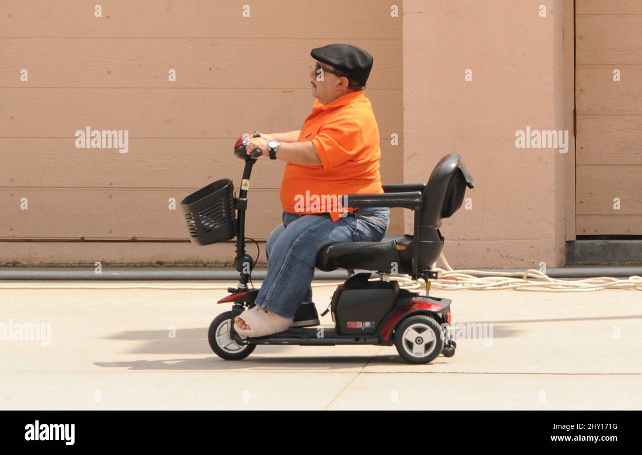 Chuy Bravo seen on the set of “Celebrity Splash” in Los Angeles