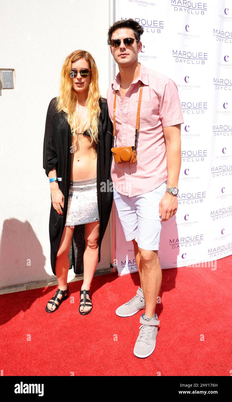 Rumer Willis and Jayson Blair attending the Marquee Dayclub Grand