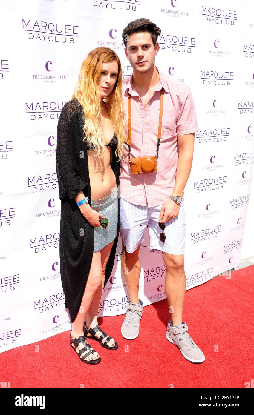 Rumer Willis and Jayson Blair attending the Marquee Dayclub Grand