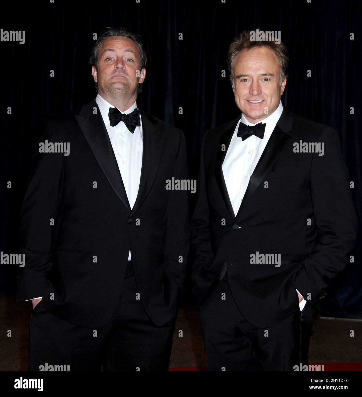 Matthew Perry and Bradley Whitford attending the White House