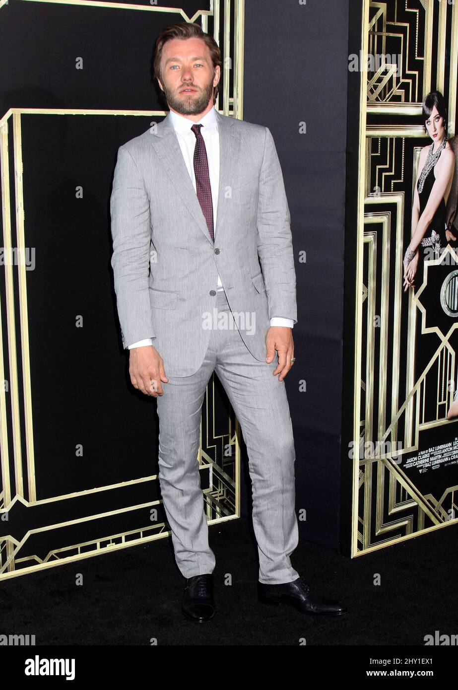 Joel Edgerton attending the premiere of 'The Great Gatsby' in New York. Stock Photo
