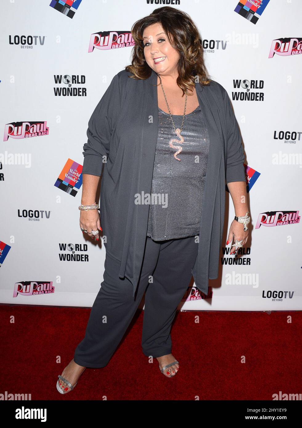 Abby Lee Miller attending a photocall for 