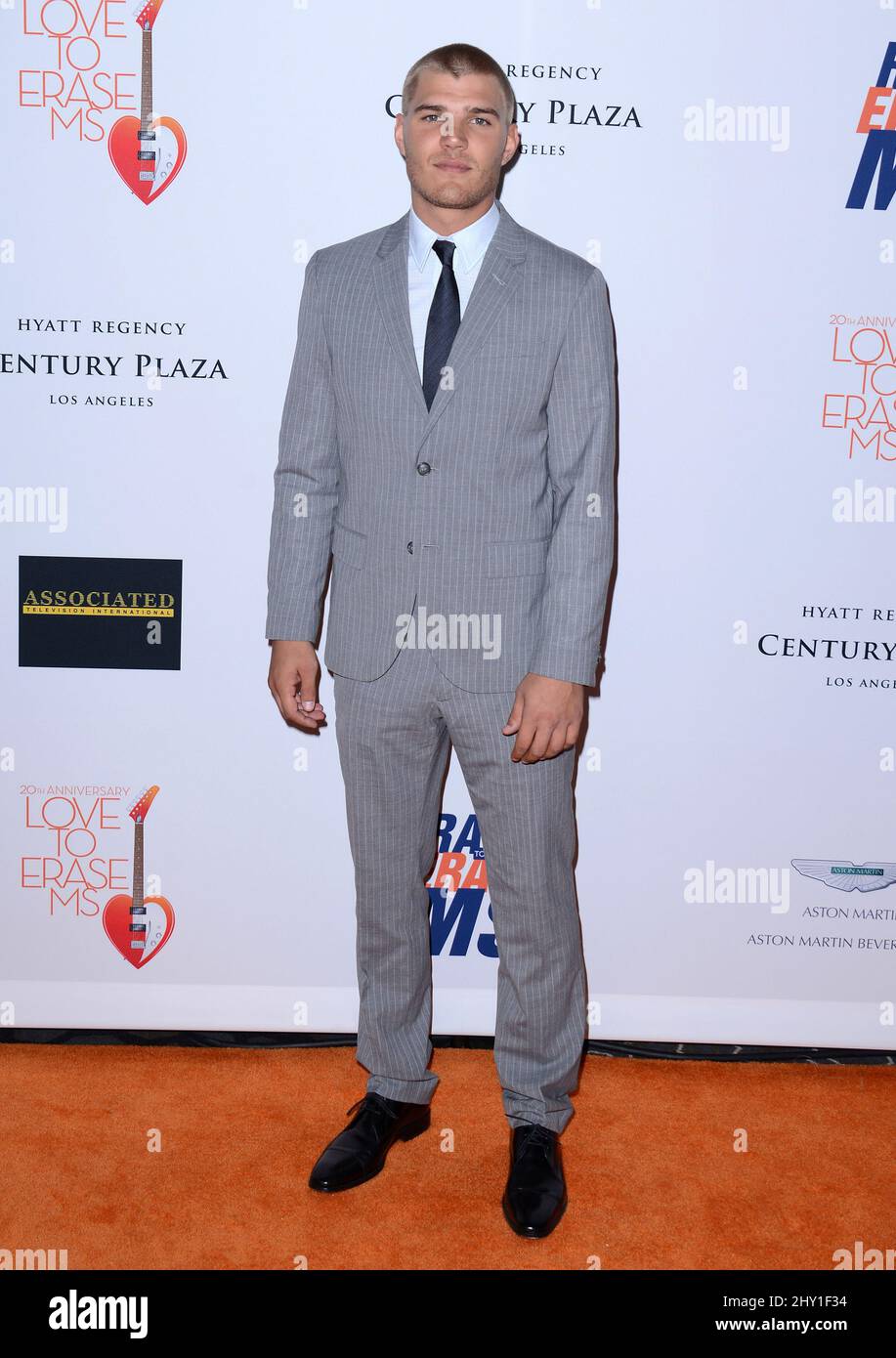 Chris Zylka attend the 20th Annual Race to Erase MS Gala "Love To Erase MS" held at the Hyatt Regency Century Plaza Hotel, Century City, California Stock Photo