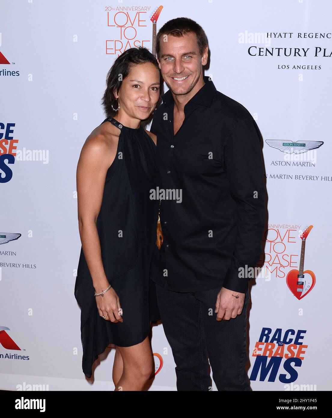Ingo Rademacher, Ehiku Rademacher attend the 20th Annual Race to Erase