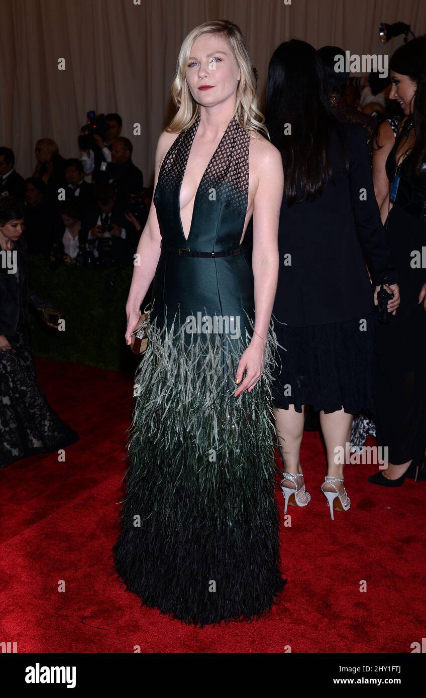 Kirsten dunst attending met gala 2013 hi-res stock photography and