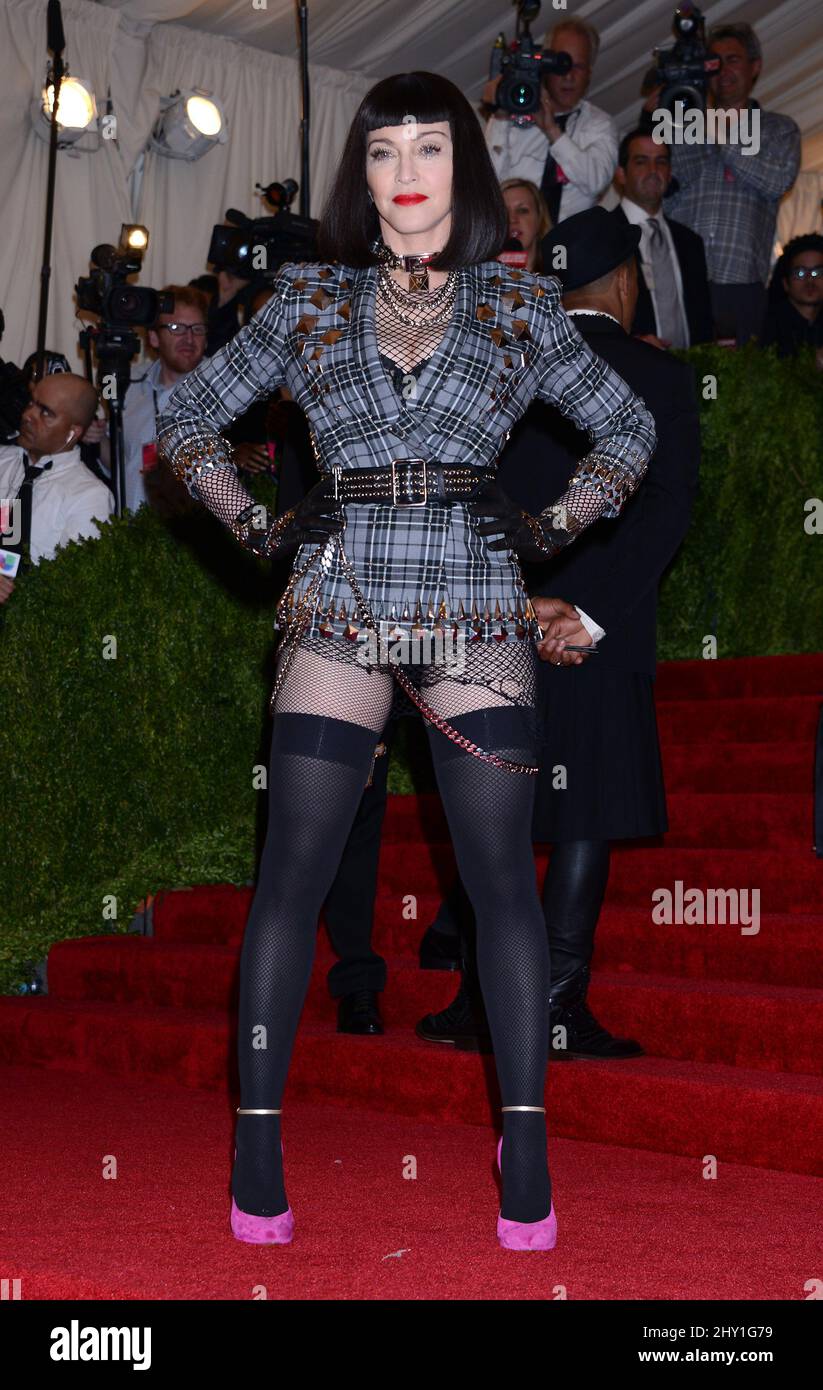 Madonna attends the Met Gala at the Metropolitan Museum of Art in