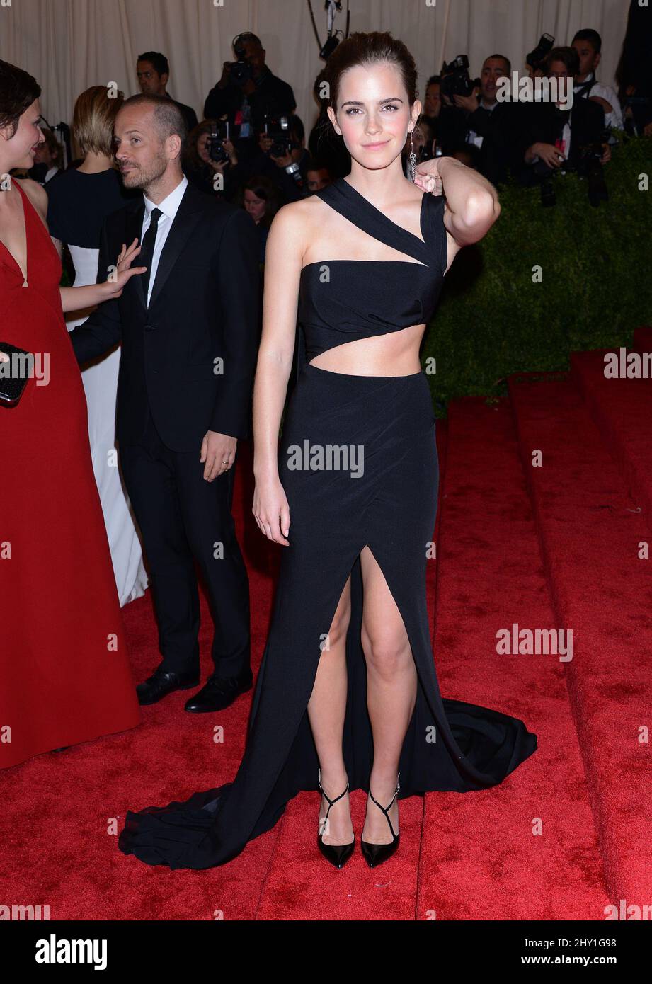 Emma Watson attending the MET Gala 2013 PUNK Chaos To Couture held at Metropolitan Museum of Art in New York USA Stock Photo Alamy
