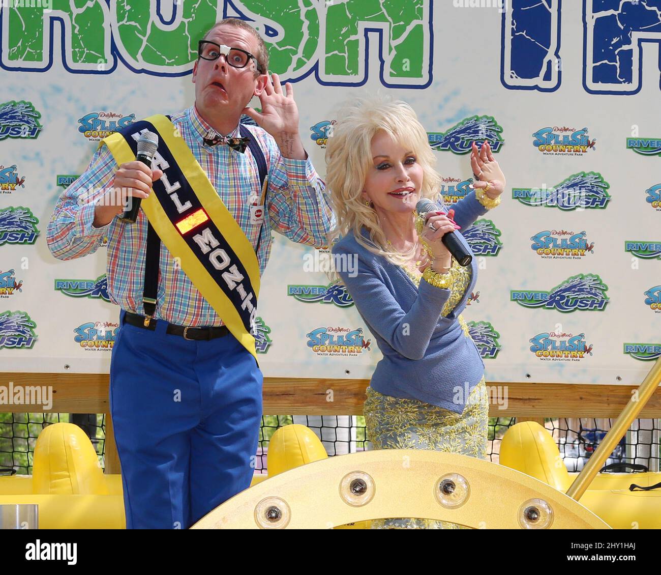 Dolly Parton attending a photocall at Dollywood Theme Park in Pigeon