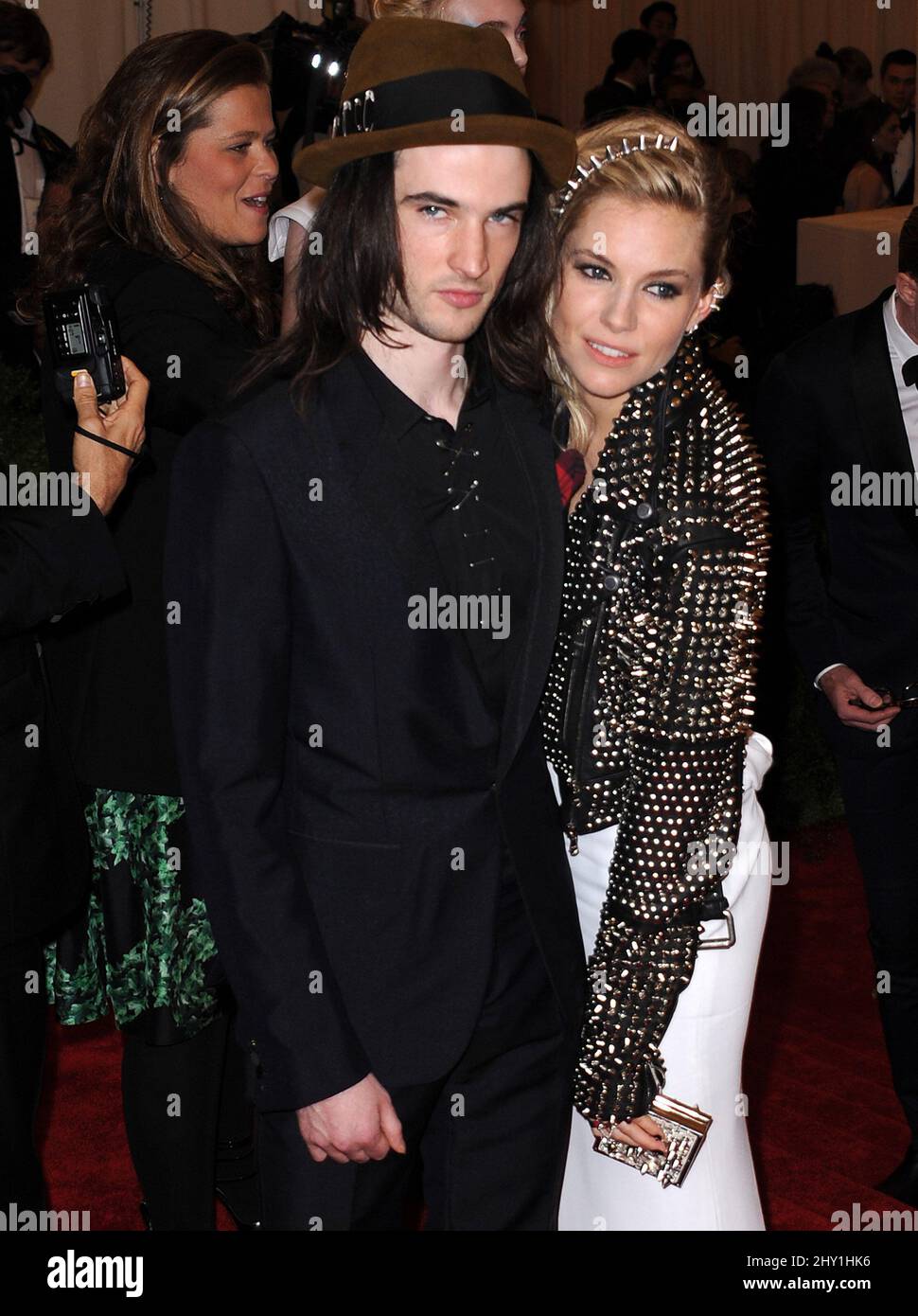 Sienna Miller, Tom Sturridge attending the the 'Punk' Chaos to Couture