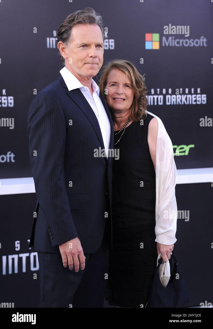 Bruce Greenwood & Susan attending the premiere of "Star Trek Into