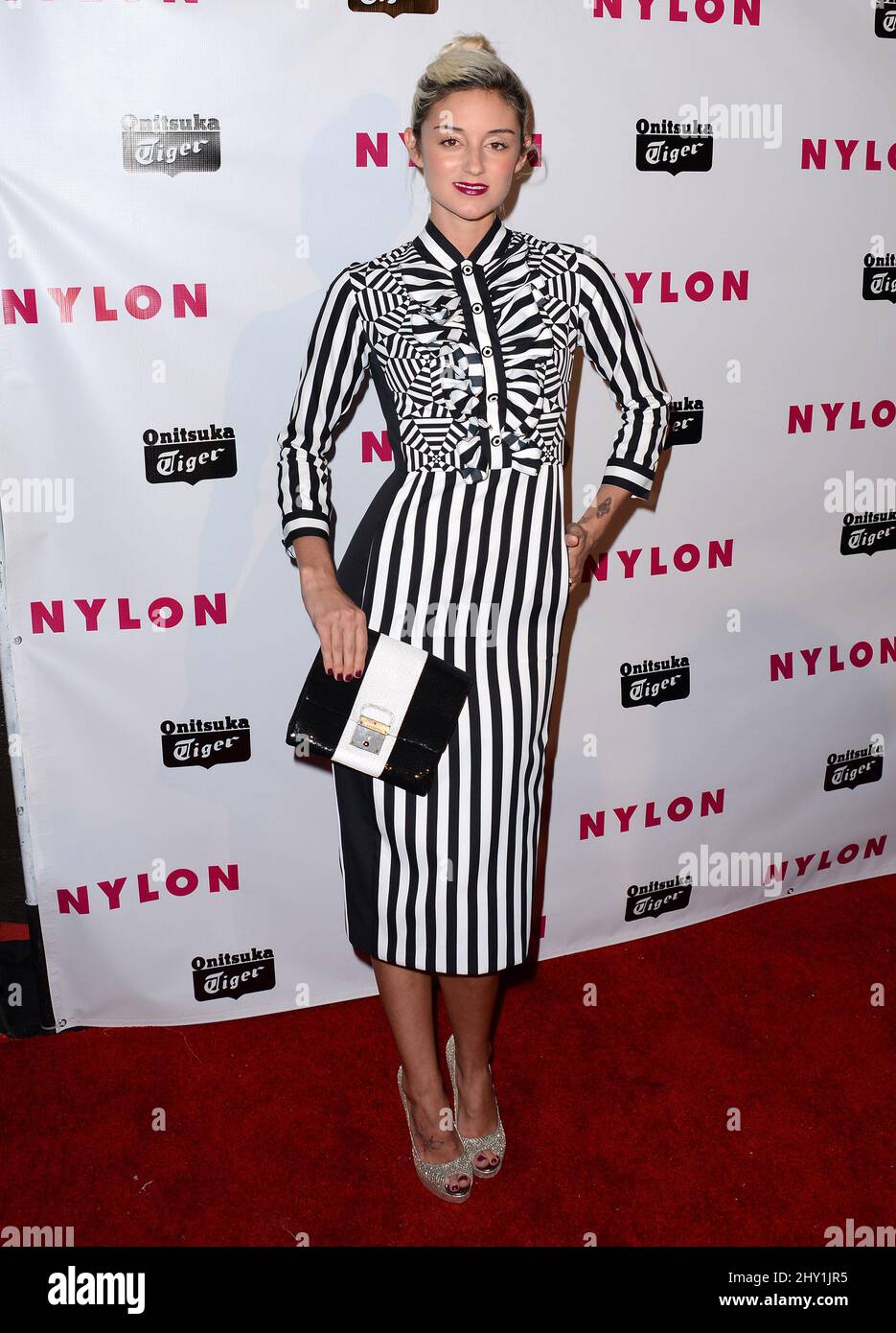 Caroline D'Amore attending the NYLON Young Hollywood Issue in Los Angeles, California. Stock Photo