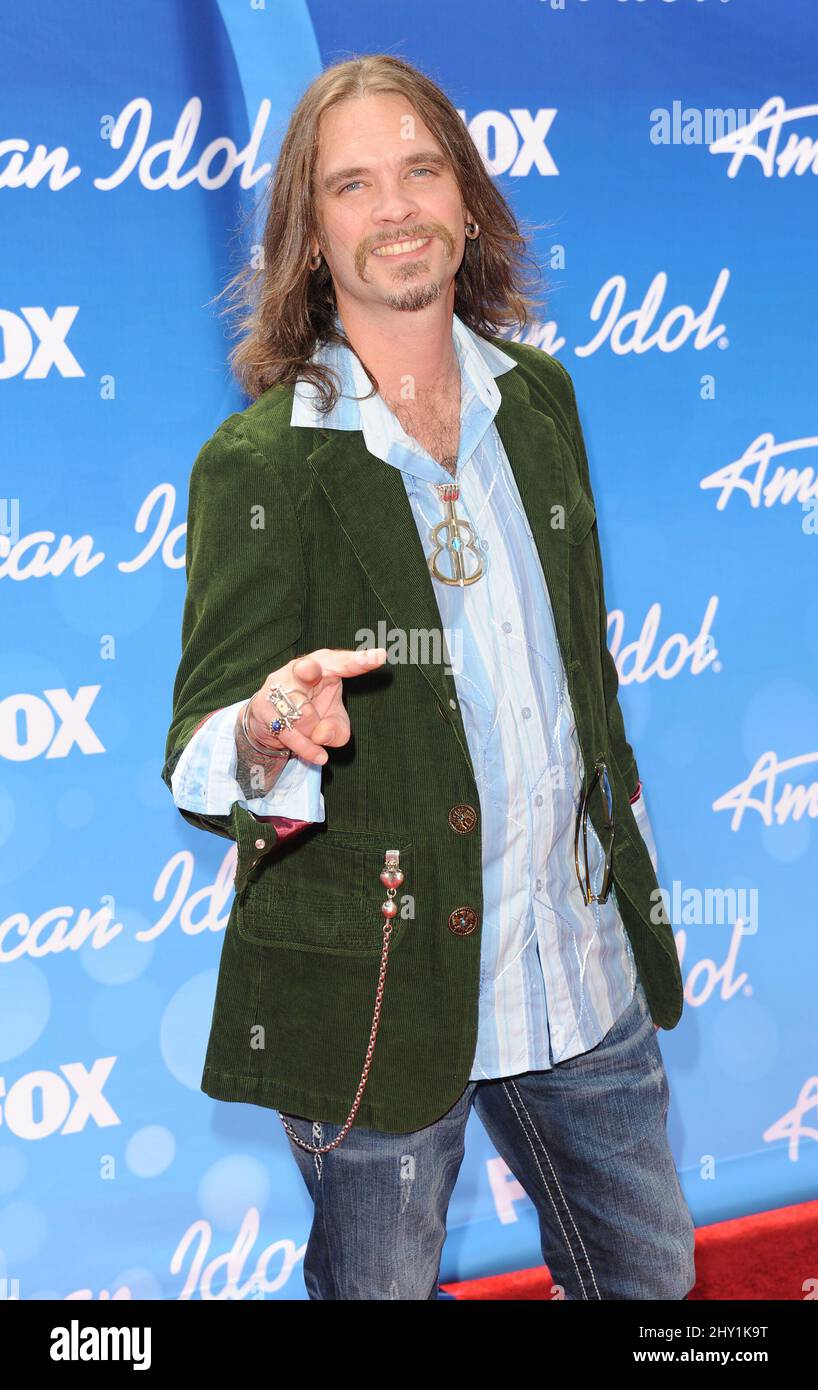 Bo Bice arrives for the American Idol Grand Finale 2013 held at the