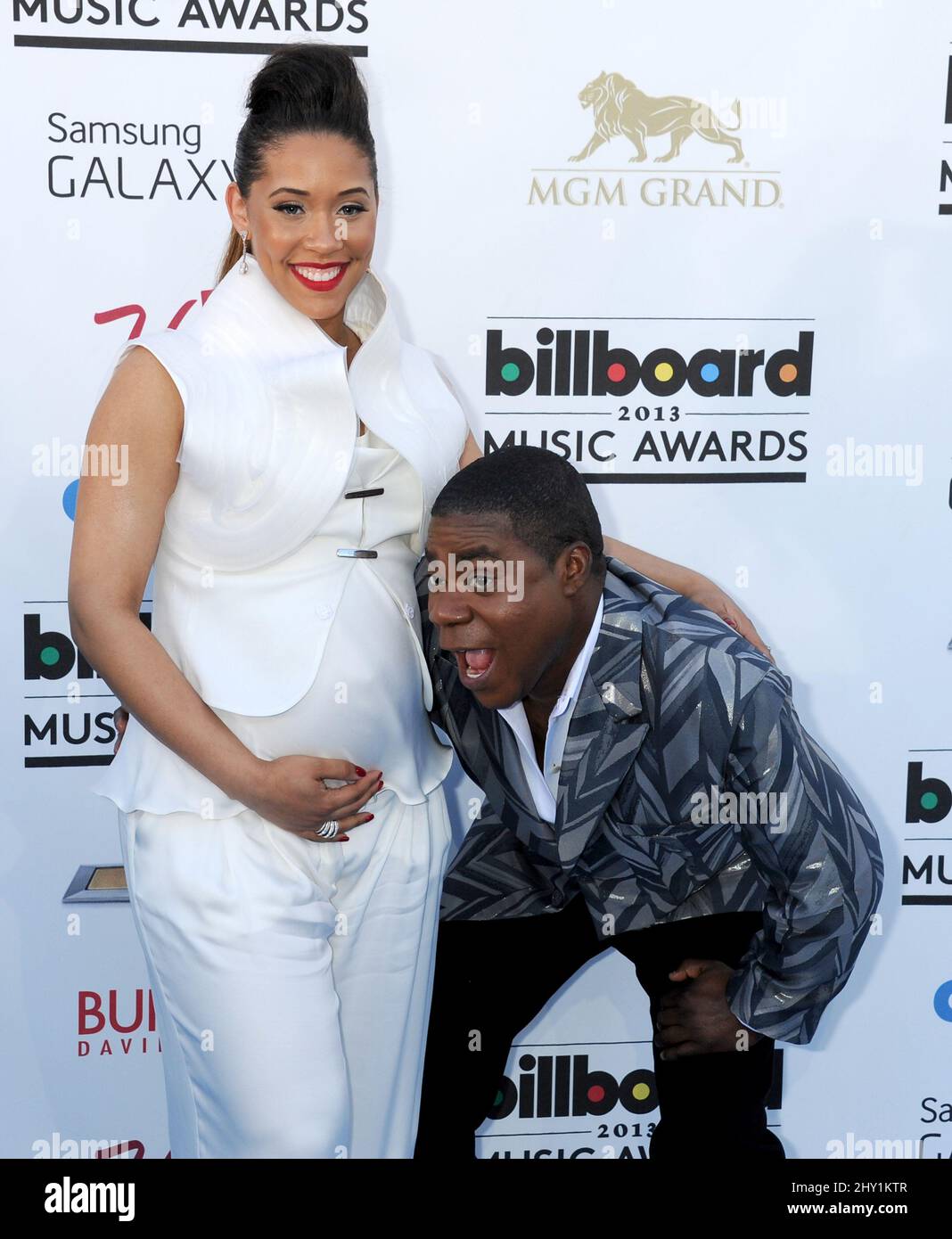 Tracy Morgan and Sabina Morgan attending the 2013 Billboard Music Awards held at MGM Grand Garden Arena in Las Vegas, USA. Stock Photo