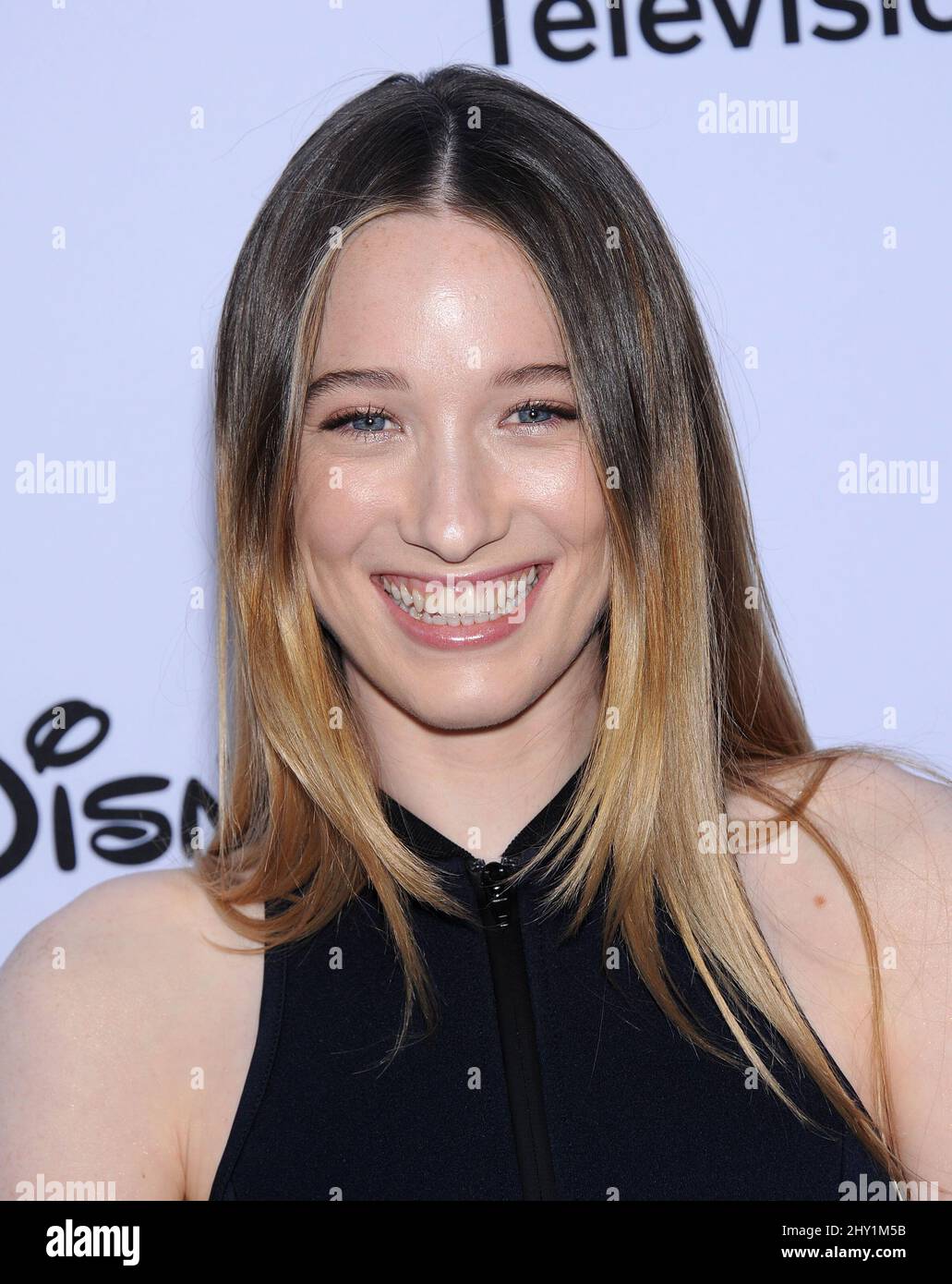 Sophie Lowe attending the Disney Media Networks International Upfronts at Disney Studio Lot in Los Angeles, USA. Stock Photo