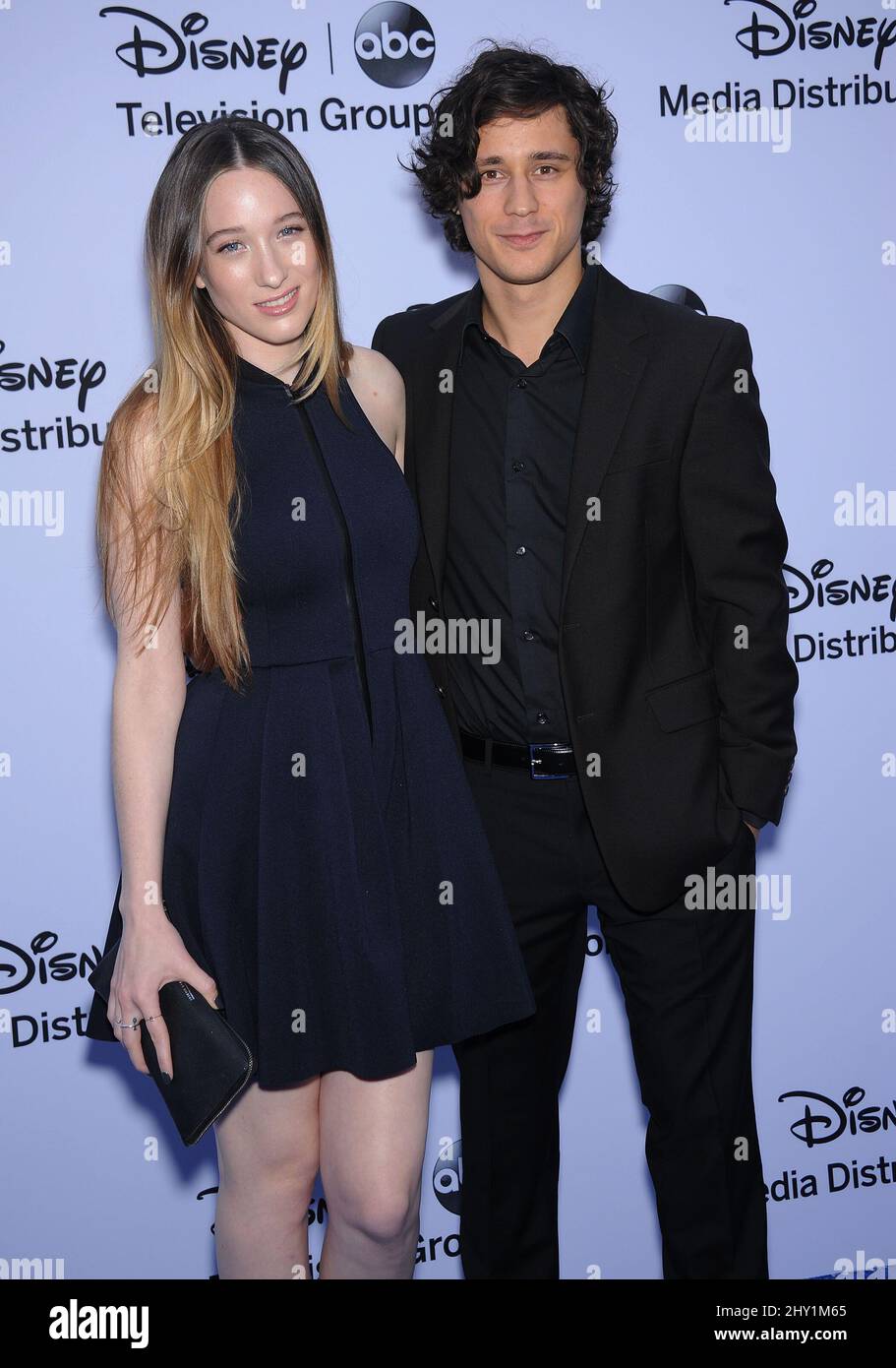 Sophie Lowe & Peter Gadiot attending the Disney Media Networks International Upfronts at Disney Studio Lot in Los Angeles, USA. Stock Photo