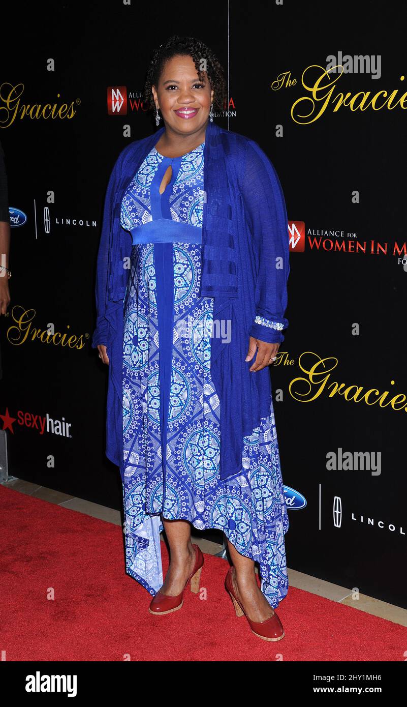 Chandra Wilson attends the 2013 Gracie Awards Gala held at the Beverly Hilton Hotel Stock Photo