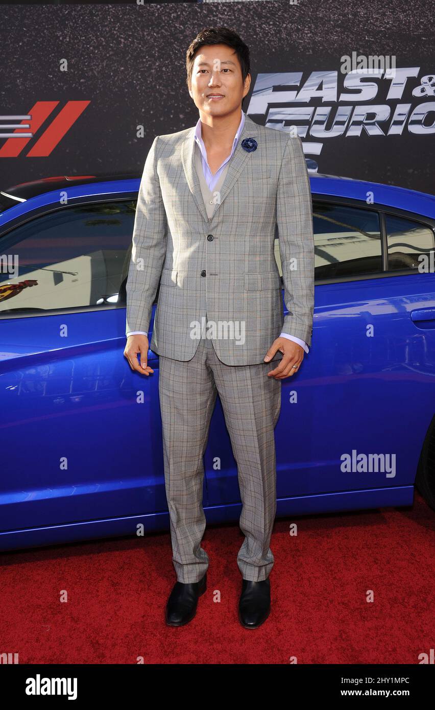 Sung Kang Arriving For The Universal Pictures Film Premiere For Fast