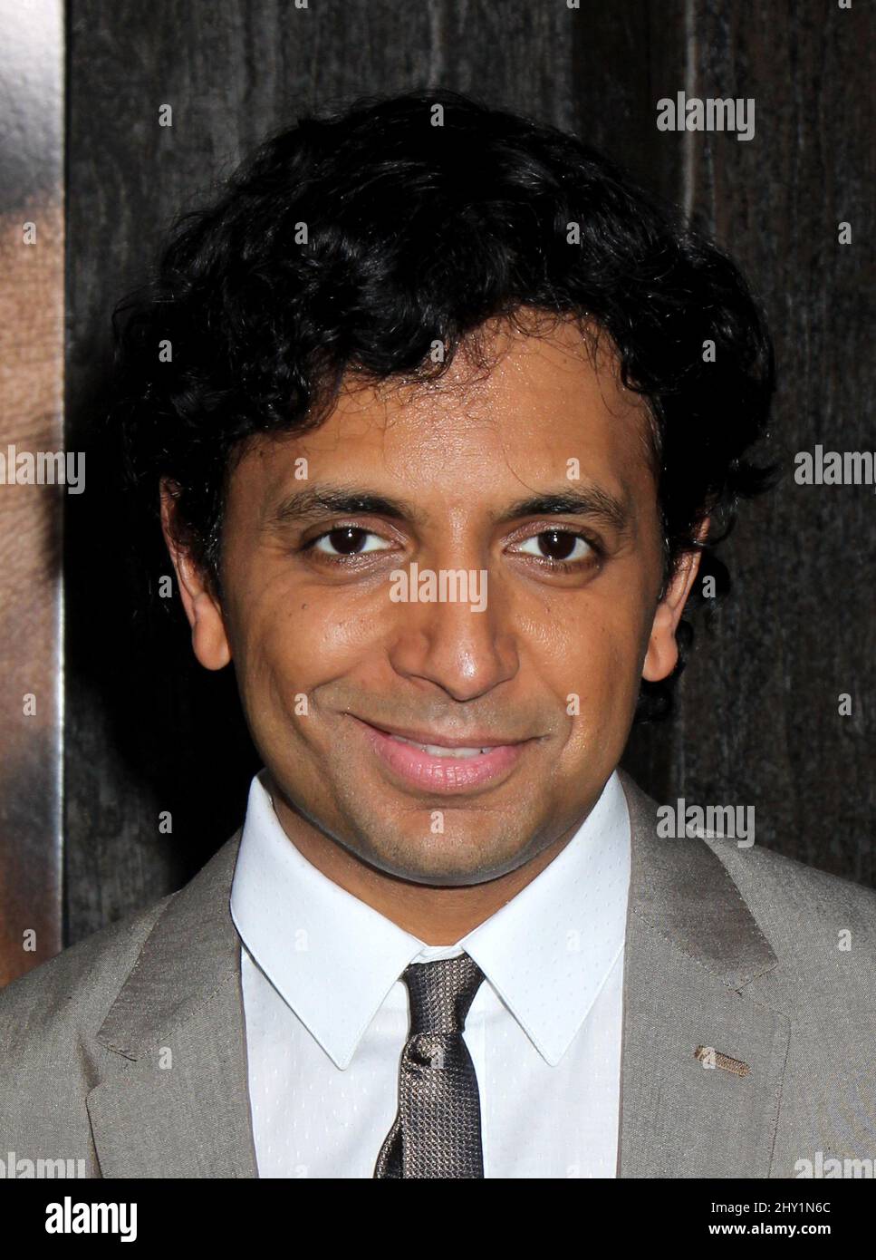 M. Night Shyamalan attending the premiere of "After Earth" in New York