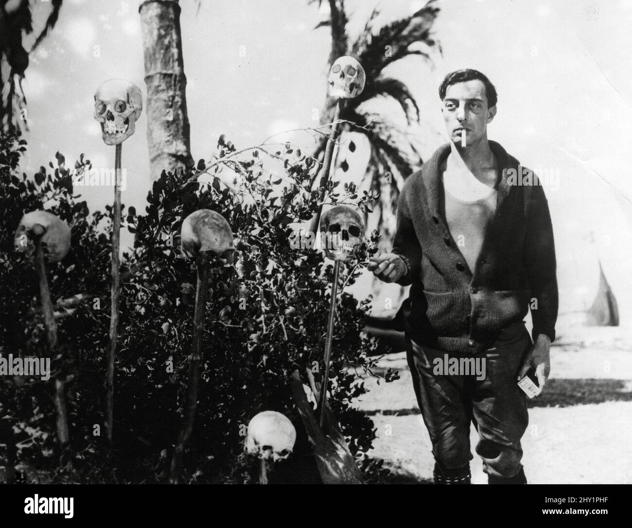 Silent film comedian Buster Keaton, "The Navigator" 1924 MGM. File Reference 34145665THA