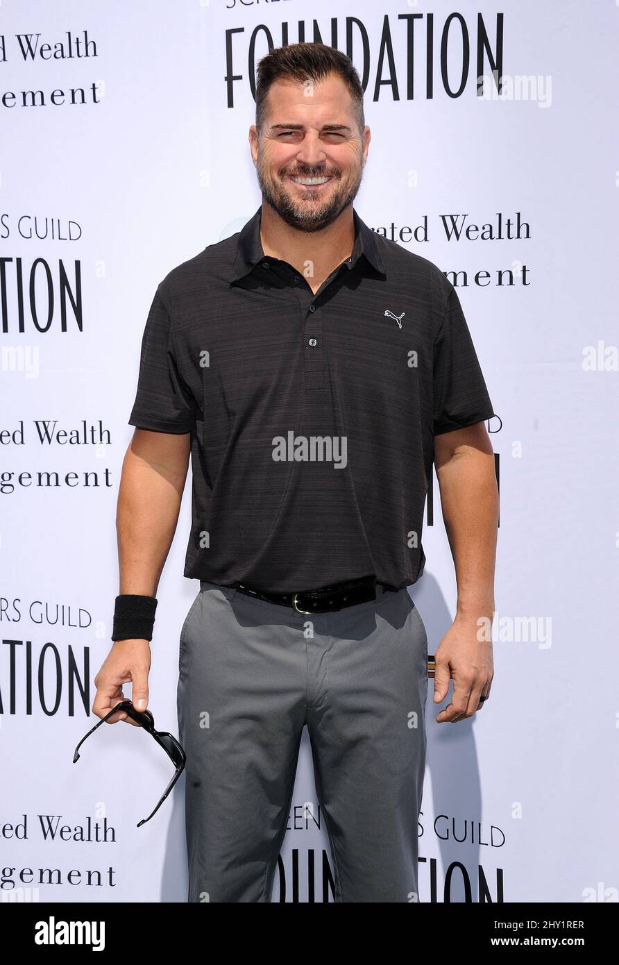 George Eads attedinfg the 4th Annual SAG Golf Classic at Lakeside Golf Club in Los Angeles, USA. Stock Photo