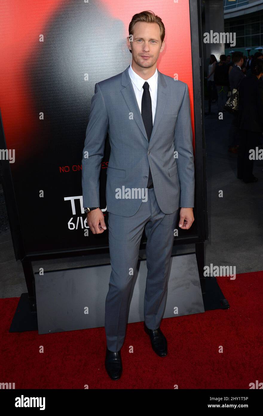 Alexander Skarsgard at the 'True Blood' Season 6 Premiere at ArcLight Cinemas Cinerama Dome Stock Photo