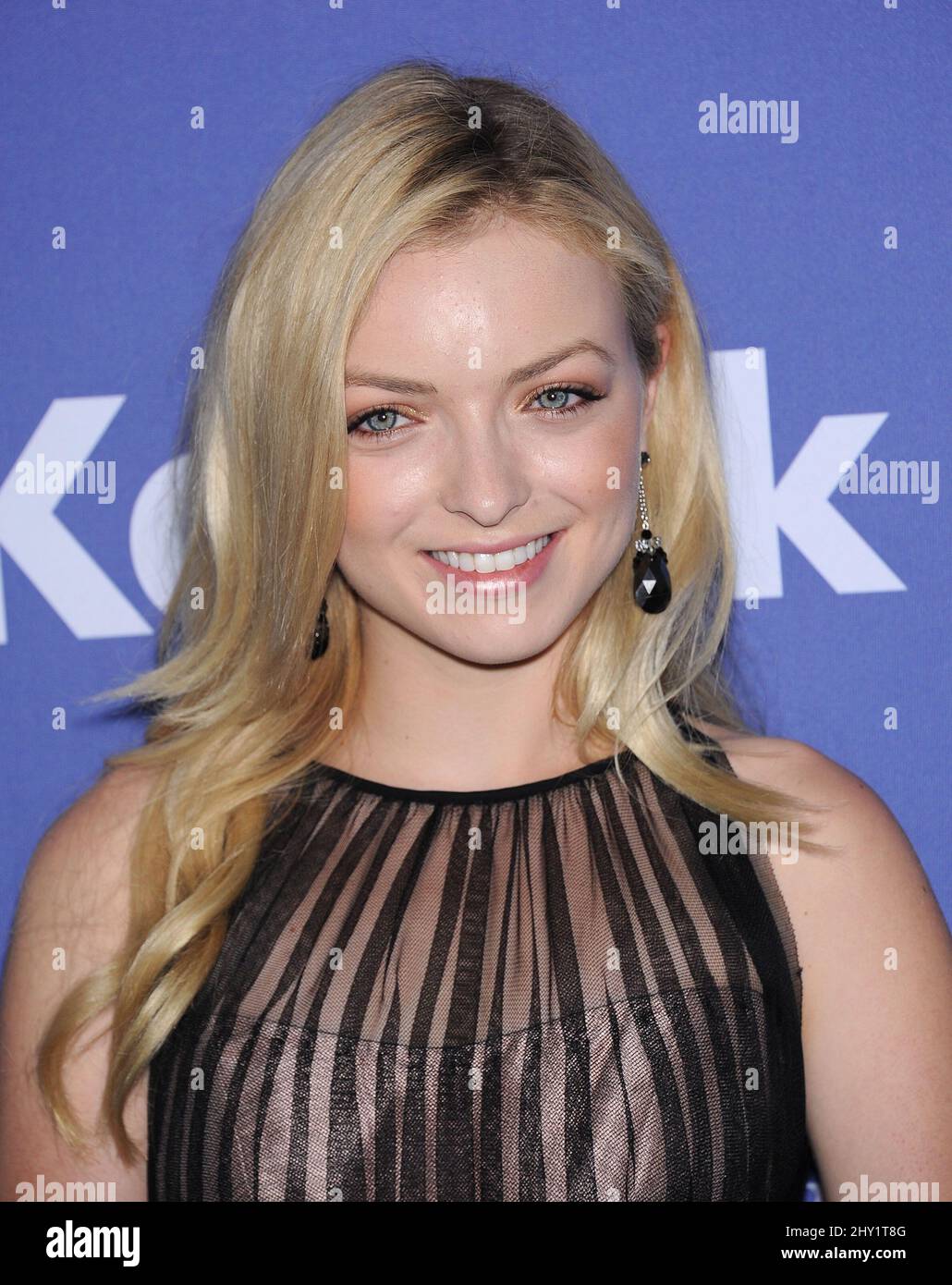 Francesca Eastwood arrives at Women in Film's 2013 Crystal + Lucy Awards at The Beverly Hilton Hotel Stock Photo