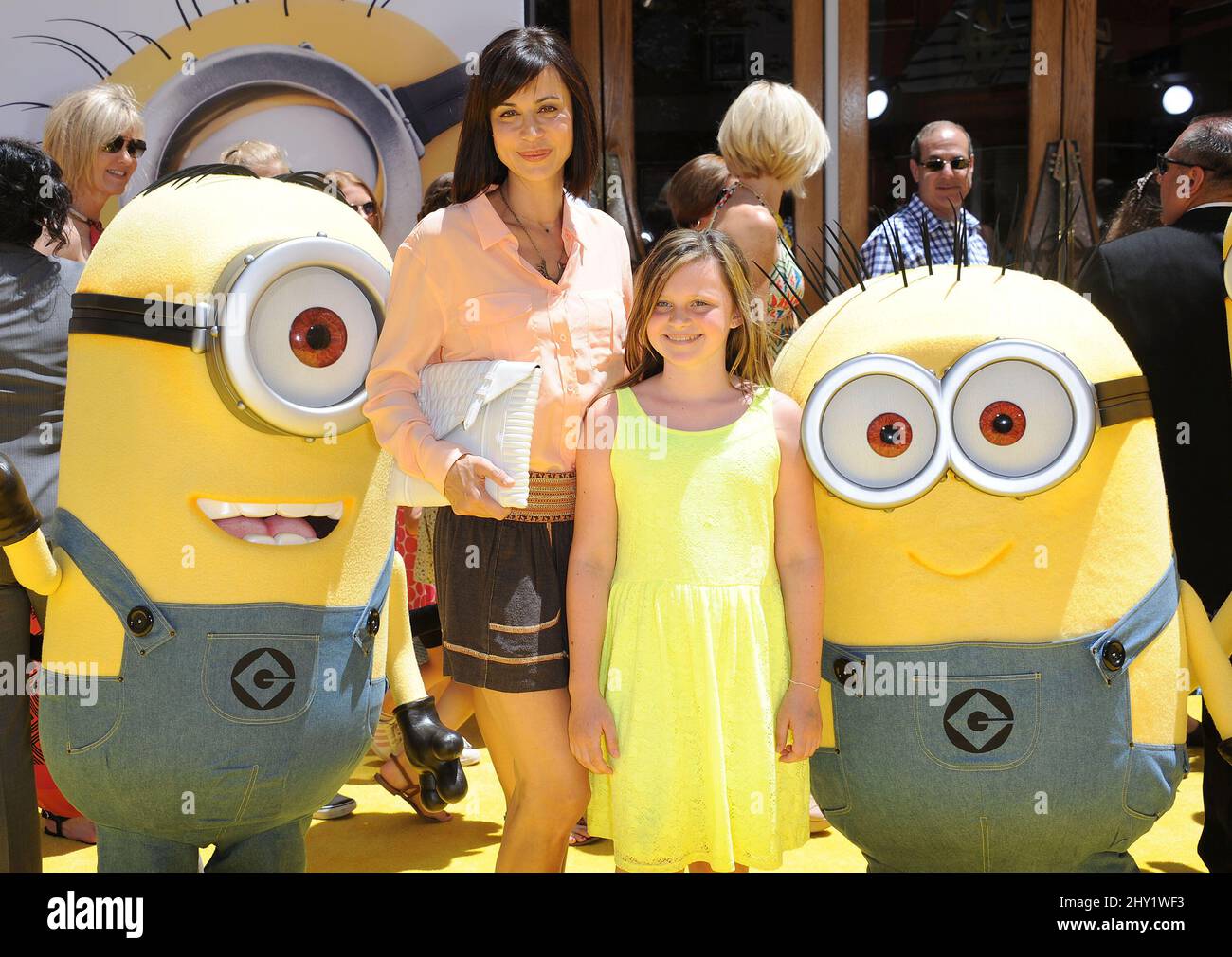 Catherine Bell & Gemma Beason attending the "Despicable Me 2" premiere