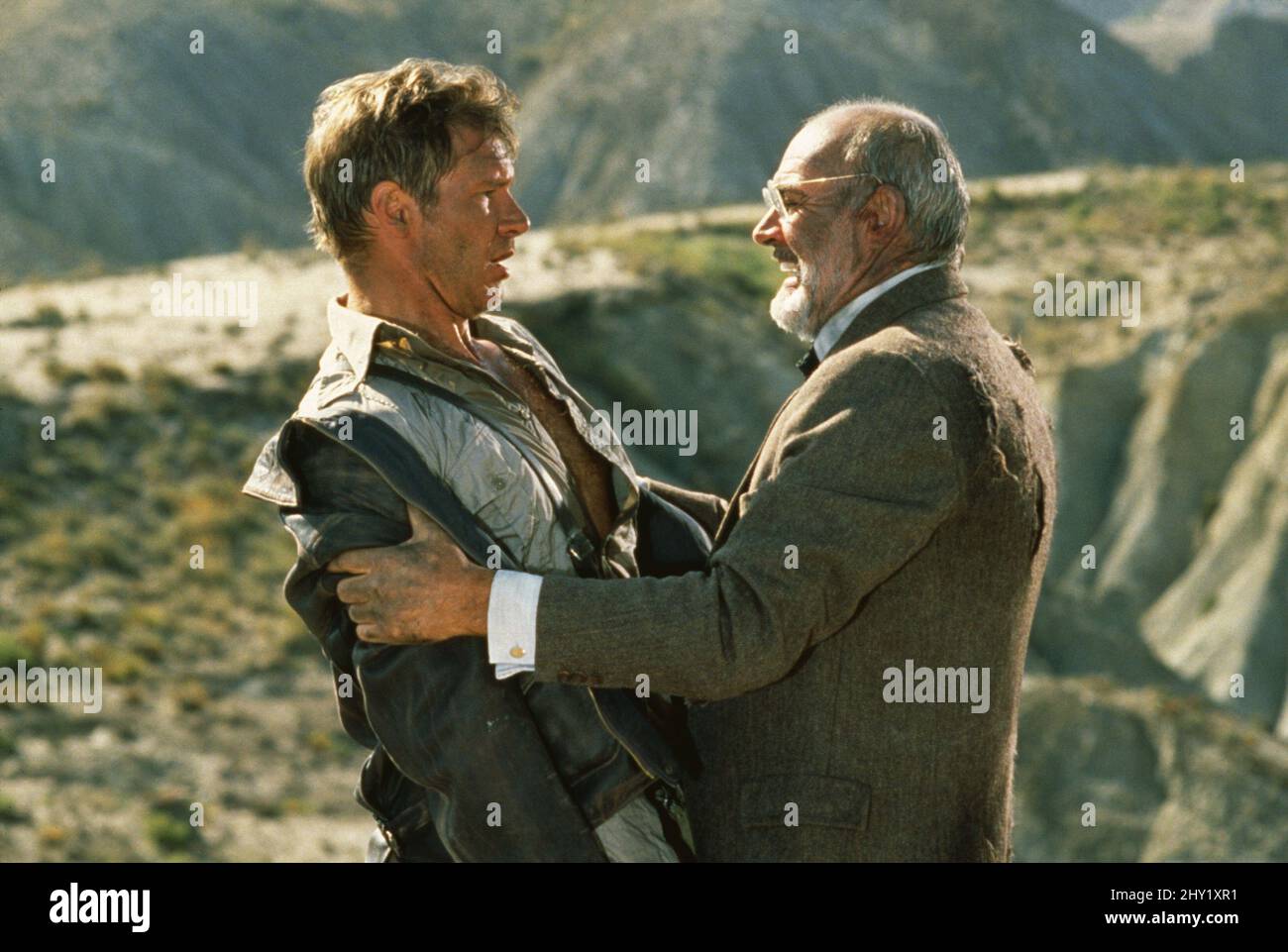 Sean Connery, Harrison Ford, "Indiana Jones and the Last Crusade" (1989
