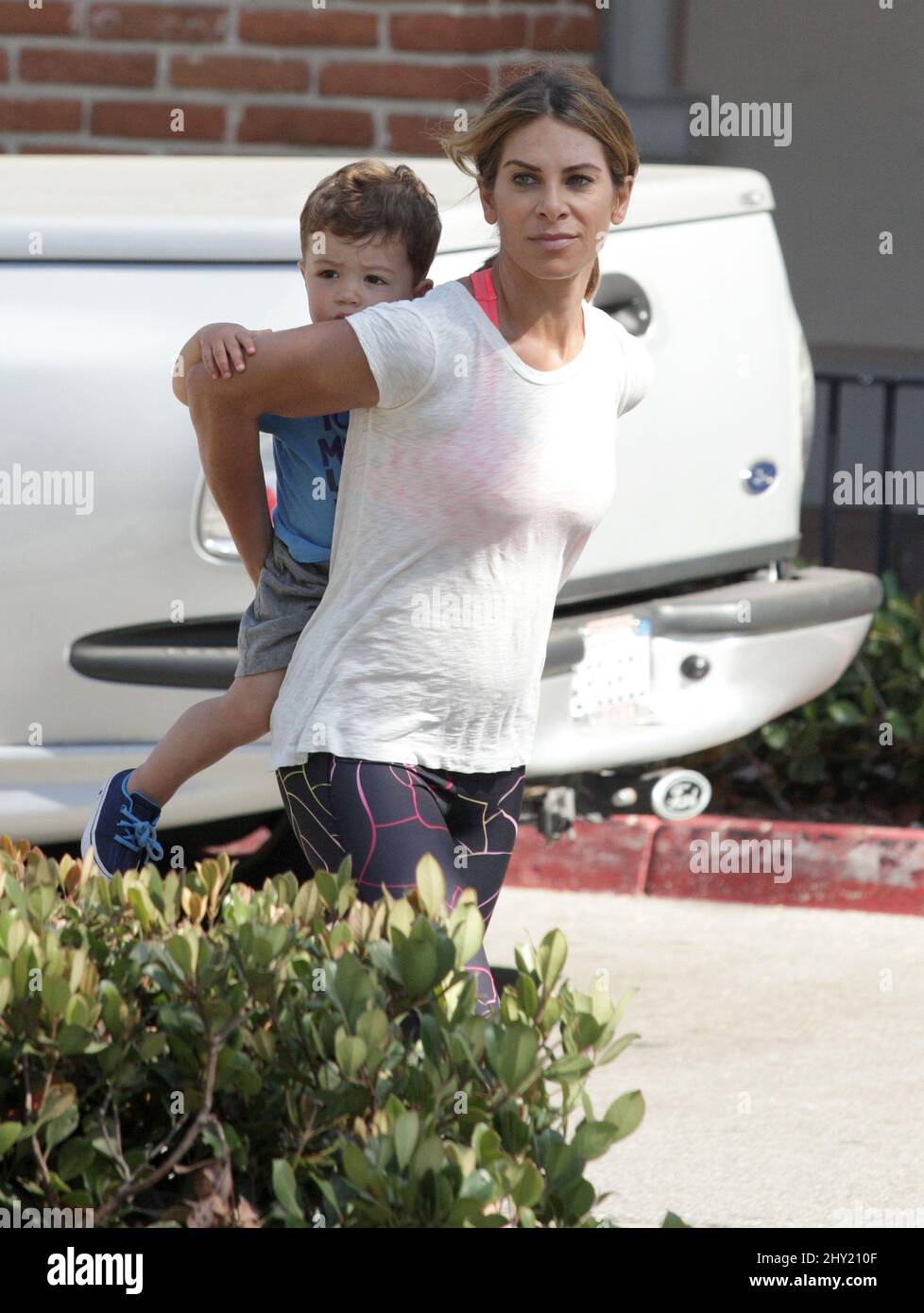 Jillian Michaels & Phoenix Michaels Rhoades seen out and about in