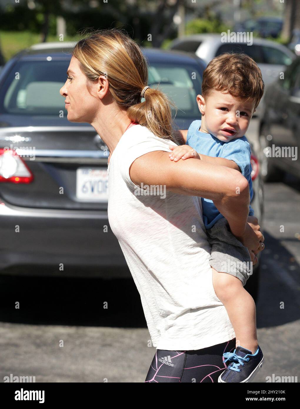 Jillian Michaels & Phoenix Michaels Rhoades seen out and about in