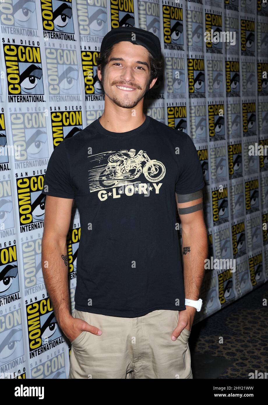 Tyler Posey attending 'Teen Wolf' at Comic-Con 2013 held at the San Diego Convention Center Stock Photo