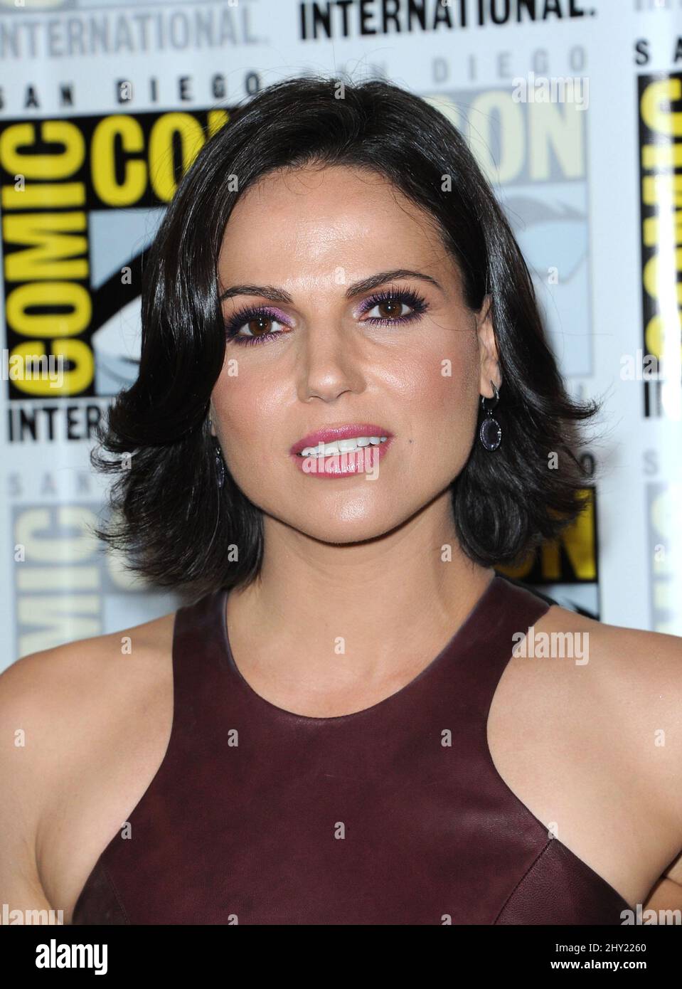 Lana Parrilla attends the "Once Upon A Time" at Comic-Con 2013 held at the  San Diego Convention Center Stock Photo - Alamy