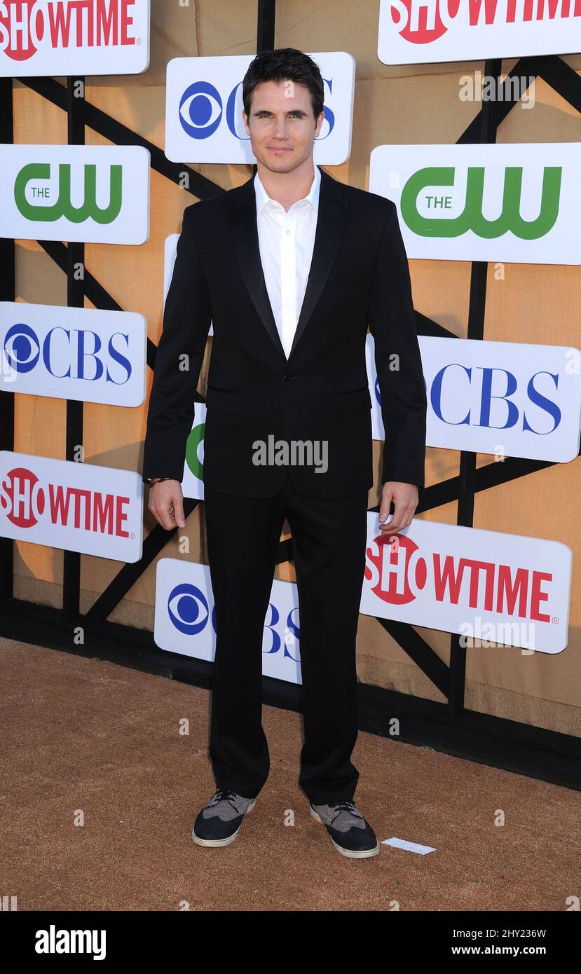 Robbie Amell attending the CBS, Showtime and CW 2013 Annual Summer ...