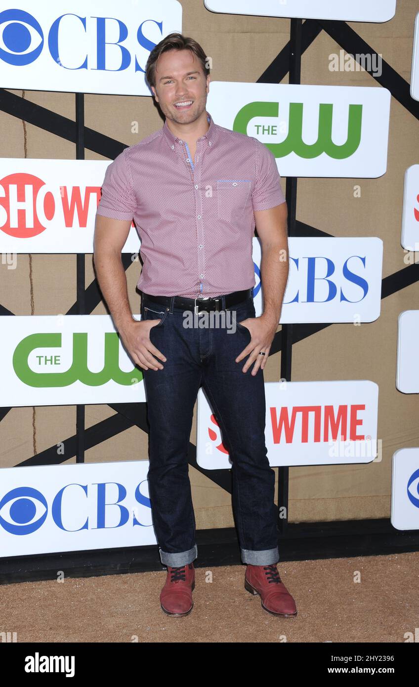 Scott Porter attending the CBS, Showtime and CW 2013 Annual Summer