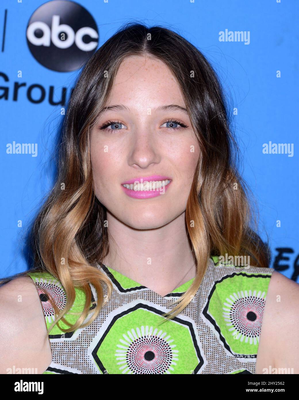 Sophie Lowe attends the ABC Summer TCA Press Tour held at the Beverly Hilton Hotel, Beverly Hills, California on August 4, 2013. Stock Photo