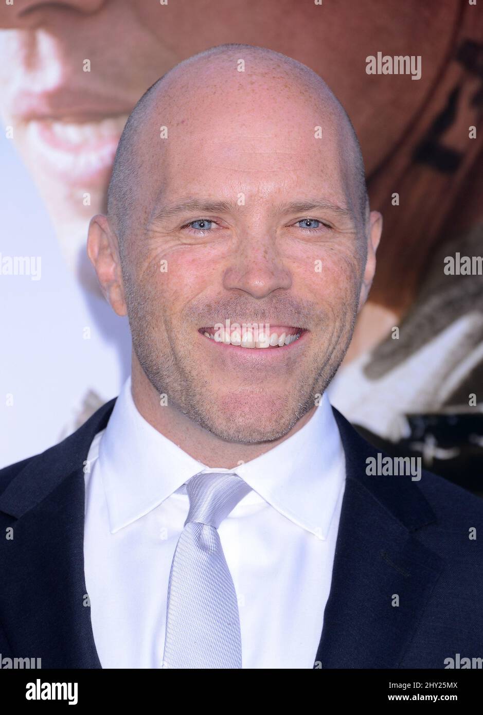 Josh Blacker attending the Elysium world premiere held at the Regency ...