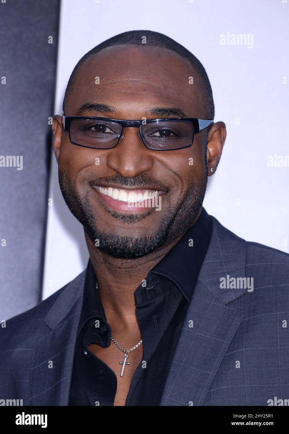 Adrian Holmes attending the Elysium world premiere held at the Regency ...