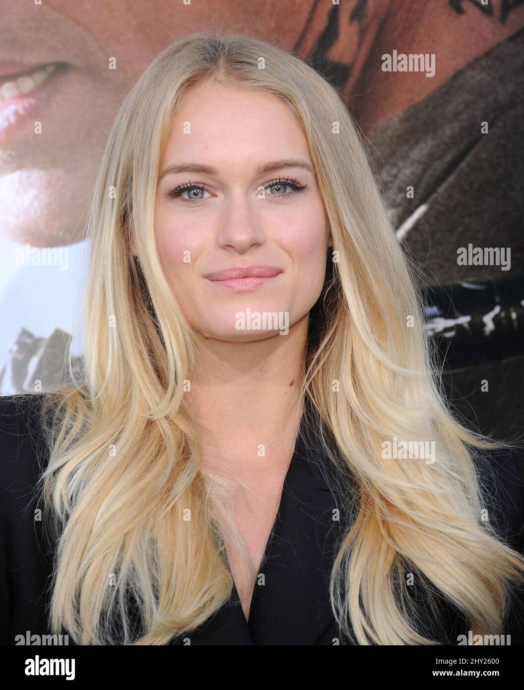 Leven Rambin attending the Elysium world premiere held at the Regency ...