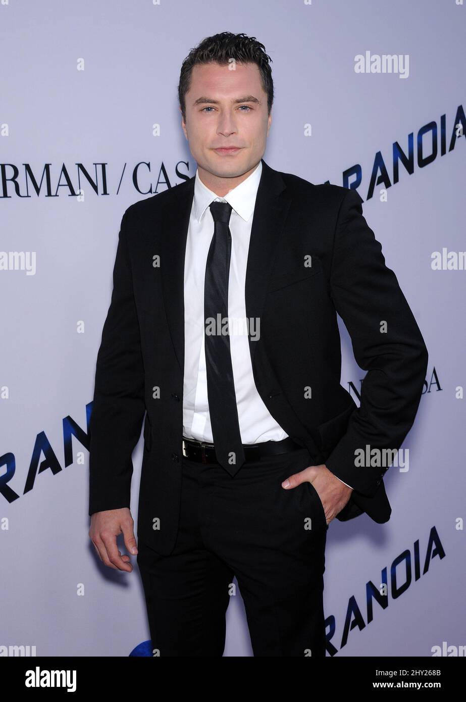 Kevin Ryan attends the 'Paranoia' US premiere held at the Directors Guild of America, Los Angeles. Stock Photo