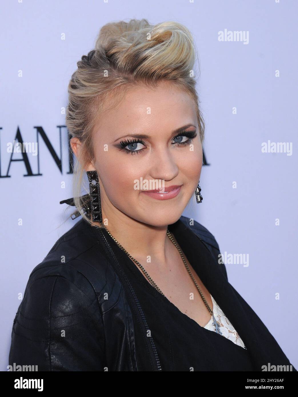 Emily Osment attends the 'Paranoia' US premiere held at the Directors Guild of America, Los Angeles. Stock Photo